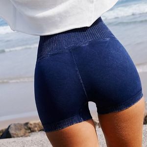 Free People Movement Good Karma Running Shorts NWOT XS/S Blue